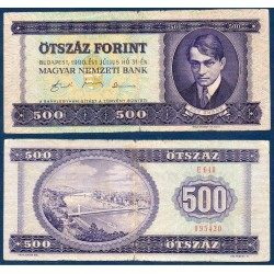 Hongrie Pick N°175, Billet de banque de 500 Forint 1990