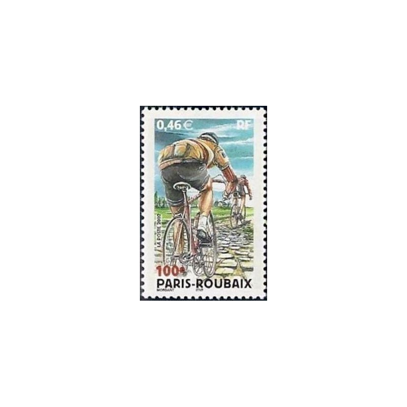 Timbre Yvert France No 3481 Paris roubaix