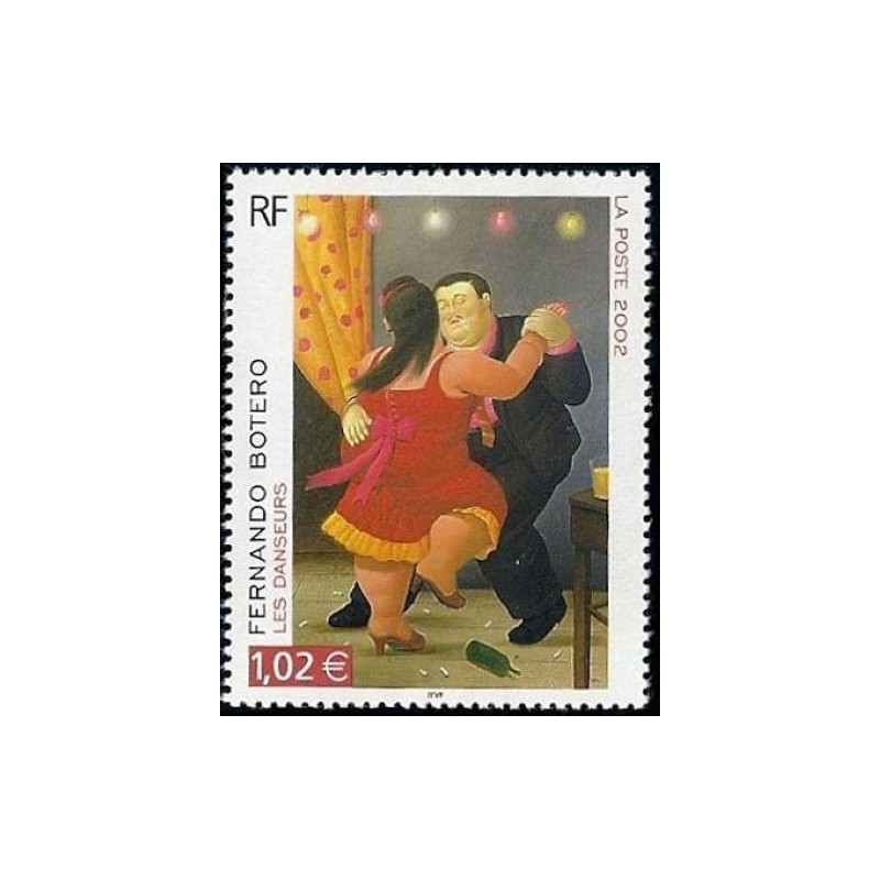 Timbre Yvert France No 3482 Les Danseurs de Fernando Botero