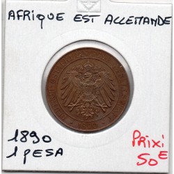 Afrique est Allemande 1 Pesa ou Pysa 1890 Sup+ KM 1 pièce de monnaie