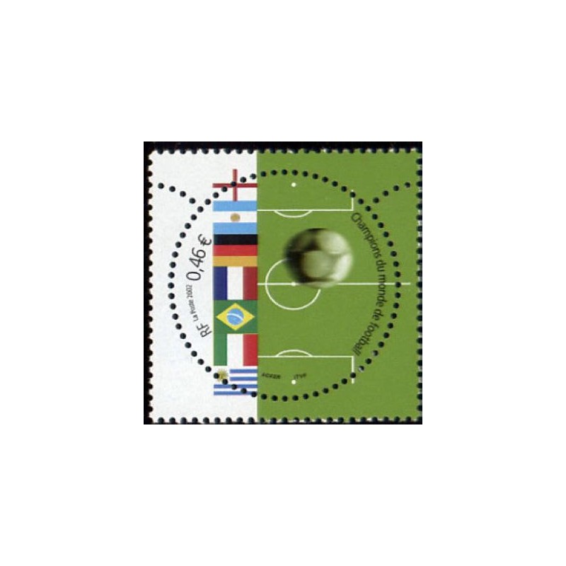 Timbre Yvert France No 3483 Championnat du monde de football 2002