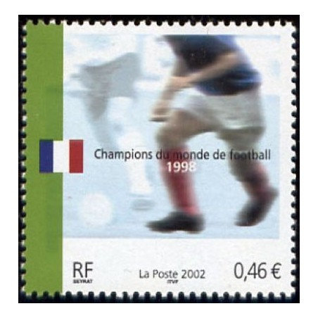 Timbre Yvert France No 3484 Championnat du monde de football 2002