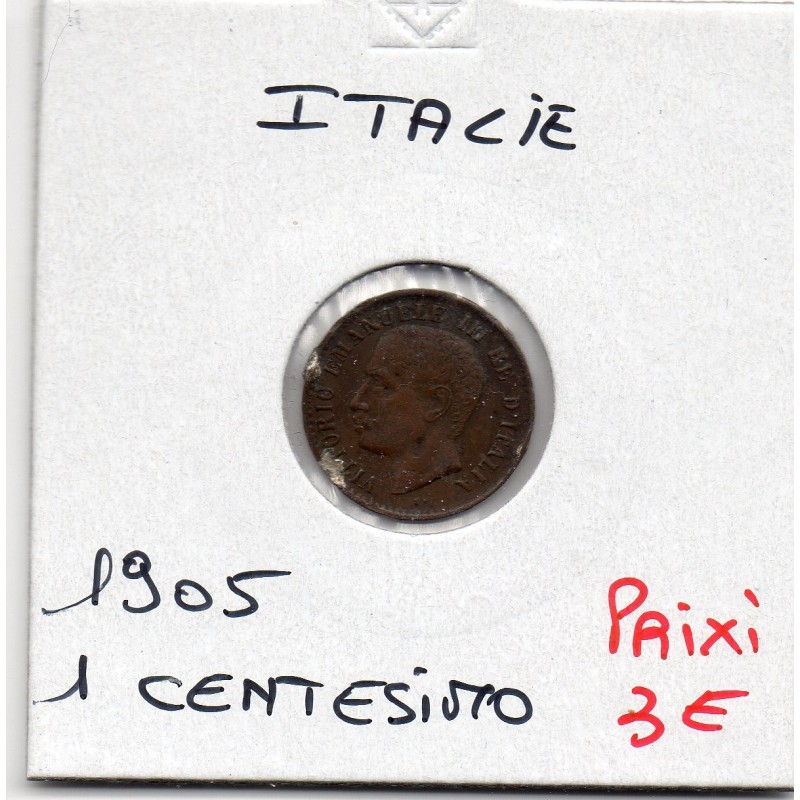 Italie 1 centesimo 1905 R Rome TTB,  KM 35 pièce de monnaie