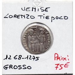 Italie Venise Lorenzo Tiepolo Grosso 1268-1275 TB+, pièce de monnaie