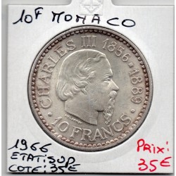 Monaco Charles III 10 Francs 1966 Sup, Gad 155 pièce de monnaie
