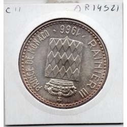 Monaco Charles III 10 Francs 1966 Sup+, Gad 155 pièce de monnaie