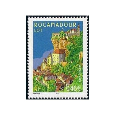Timbre Yvert France No 3492 Rocamadour