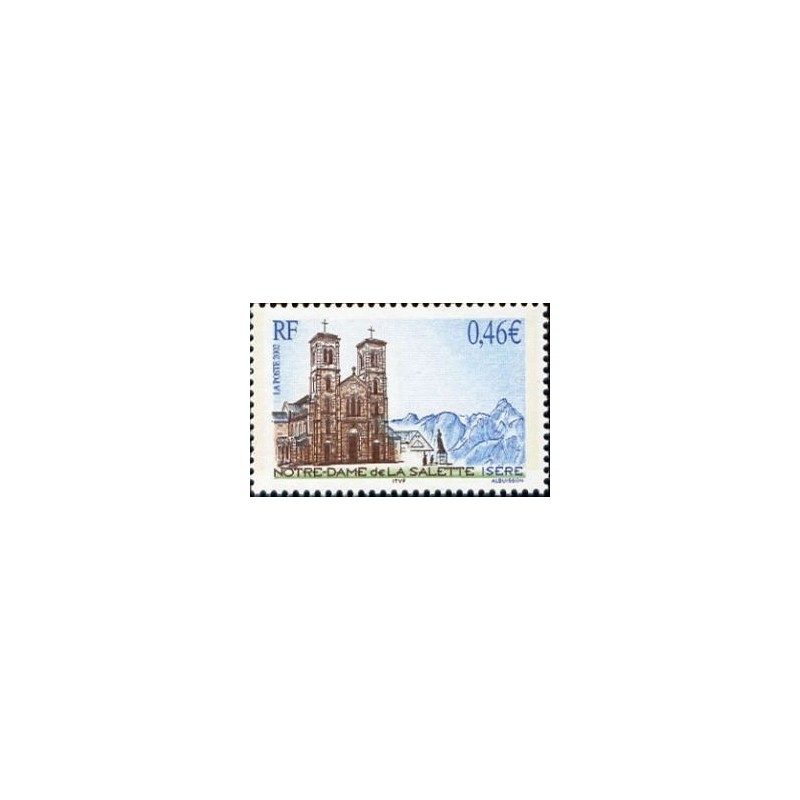 Timbre Yvert France No 3506 Basilique Notre Dame de la Salette