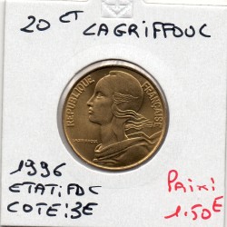20 centimes Lagriffoul 1996 FDC, France pièce de monnaie