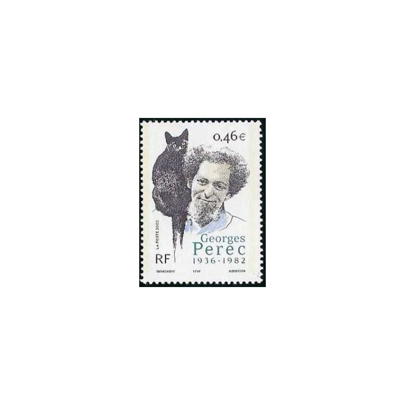 Timbre Yvert France No 3518 Georges Perec