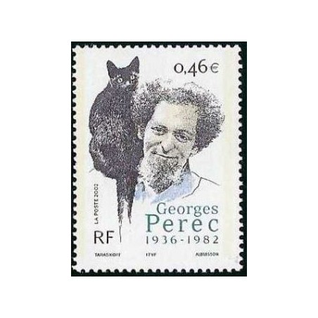 Timbre Yvert France No 3518 Georges Perec