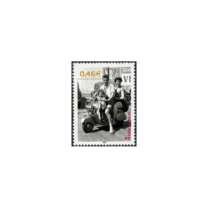 Timbre Yvert France No 3521 Siècle au fil du timbre, vie quotidienne Un superbe été