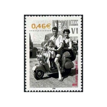 Timbre Yvert France No 3521 Siècle au fil du timbre, vie quotidienne Un superbe été