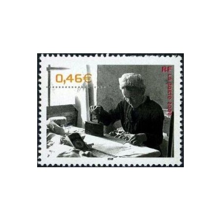 Timbre Yvert France No 3523 Siècle au fil du timbre, vie quotidienne, Louise la repasseuse