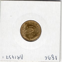 5 centimes Lagriffoul 1978 FDC, France pièce de monnaie