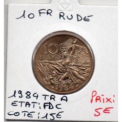 10 francs Francois Rude 1984 tranche A FDC, France pièce de monnaie