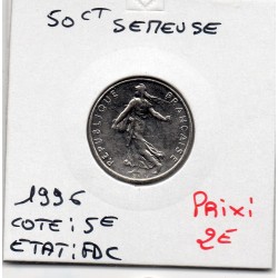 1/2 Franc Semeuse Nickel 1996 FDC, France pièce de monnaie