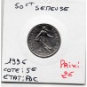 1/2 Franc Semeuse Nickel 1996 FDC, France pièce de monnaie
