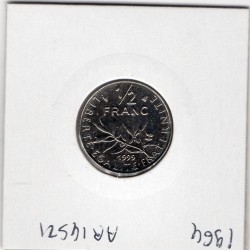 1/2 Franc Semeuse Nickel 1999 FDC, France pièce de monnaie