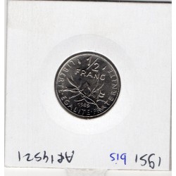 1/2 Franc Semeuse Nickel 1989 FDC, France pièce de monnaie
