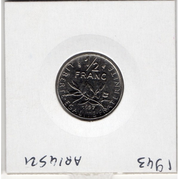 1/2 Franc Semeuse Nickel 1997 FDC, France pièce de monnaie