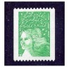 Timbre Yvert France No 3535B marianne de Luquet sans valeur verte, issue de roulette