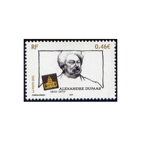 Timbre Yvert France No 3536 Alexandre Dumas