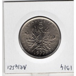 5 francs Semeuse Cupronickel 1977 FDC, France pièce de monnaie