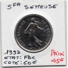 5 francs Semeuse Cupronickel 1997 FDC BU, France pièce de monnaie