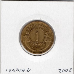 1 franc Morlon 1941 Sup+, France pièce de monnaie