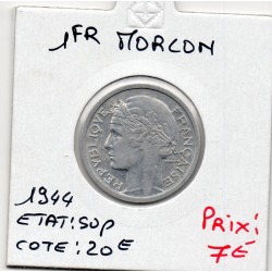 1 franc Morlon 1944 Sup, France pièce de monnaie