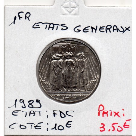 1 franc Institut Nickel 1995 FDC, France pièce de monnaie