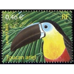 Timbre France Yvert No 3549 le Toucan ariel