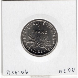 1 franc Semeuse Nickel 1988 FDC, France pièce de monnaie