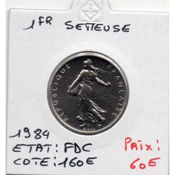 1 franc Semeuse Nickel 1984 FDC, France pièce de monnaie