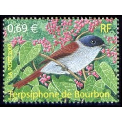 Timbre France Yvert No 3551 Le Terpsiphone de Bourbon