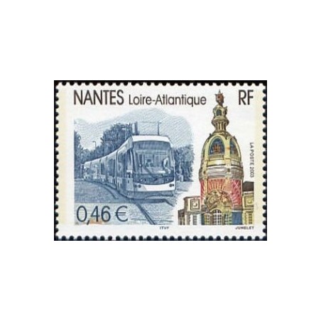 Timbre France Yvert No 3552 Nantes, loire atlantique