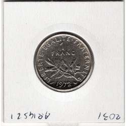 1 franc Semeuse Nickel 1972 Sup+, France pièce de monnaie