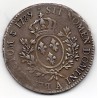 Ecu aux branches d'oliviers 1789 A Paris Louis XVI TB+ pièce de monnaie royale