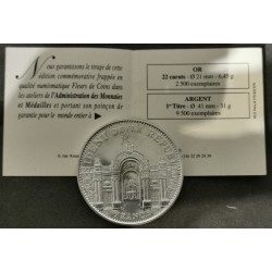 médaille Argent François Mitterrand 9500 ex
