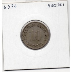 Allemagne 10 pfennig 1904 G, TTB KM 12 pièce de monnaie
