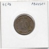 Allemagne 10 pfennig 1906 G, TTB+ KM 12 pièce de monnaie