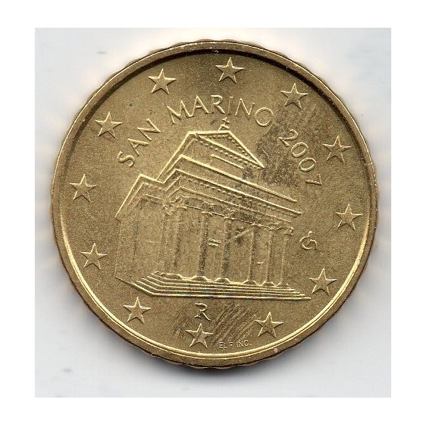 Pièce 10 centimes Saint-Marin 2007