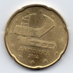 Pièce de 20 centimes d'Euro Andorre 2014