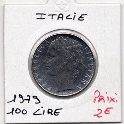 Italie 100 Lire 1979 FDC,  KM 96.1 pièce de monnaie