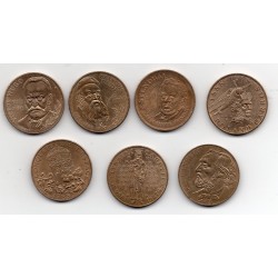 Série de 7 x 10 francs commémoratives Tranche A 1982-1988 Sup, France pièce de monnaie