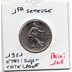 1 franc Semeuse Nickel 1961 Sup-, France pièce de monnaie