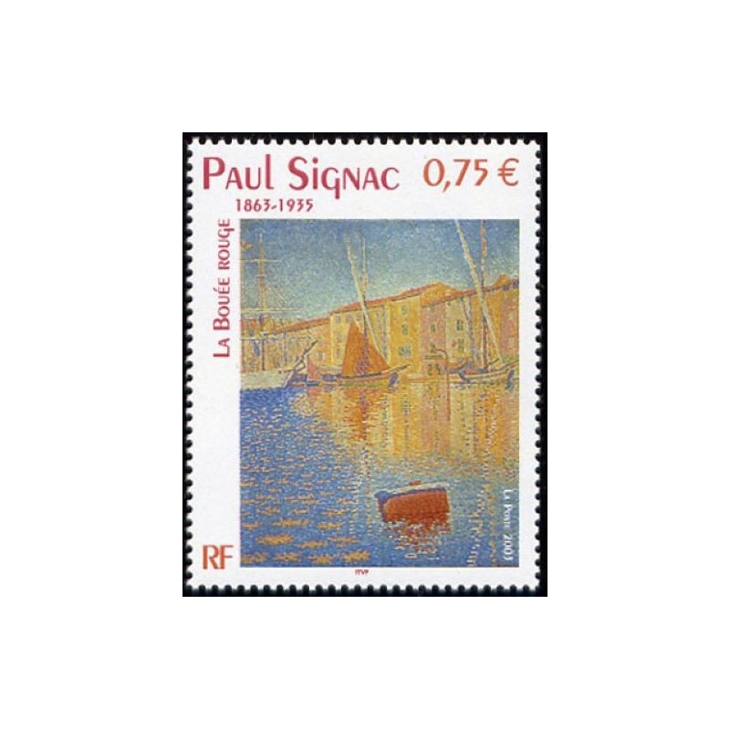 Timbre France Yvert No 3584 La bouée Rouge de Paul Signac