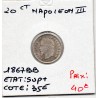 20 centimes Napoléon III tête laurée 1867 BB Strasbourg Sup+, France pièce de monnaie