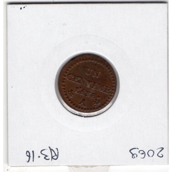 1 centime Dupré An 8 A paris TTB+, France pièce de monnaie